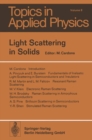 Light Scattering in Solids 1 - eBook