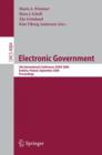 Electronic Government : 5th International Conference, EGOV 2006, Krakow, Poland, September 4-8, 2006, Proceedings - Book