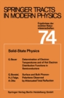 Solid-State Physics : Ergebnisse der exakten Naturwissenschaften - eBook