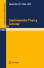 Combinatorial Theory Seminar Eindhoven University of Technology - eBook