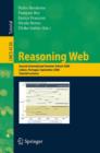 Reasoning Web : Second International Summer School 2006, Lisbon, Portugal, September 4-8, 2006, Tutorial Lectures - Book