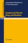 Graded and Filtered Rings and Modules - eBook