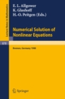Numerical Solution of Nonlinear Equations : Proceedings, Bremen, 1980 - eBook