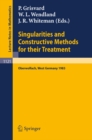 Singularities and Constructive Methods for Their Treatment : Proceedings of the Conference held in Oberwolfach, West Germany, November 20-26, 1983 - eBook