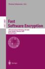 Fast Software Encryption : 10th International Workshop, FSE 2003, LUND, Sweden, February 24-26, 2003, Revised Papers - eBook