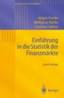 Einfuhrung in Die Statistik Der Finanzmarkte - Book