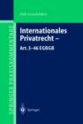 Internationales Privatrecht - Art. 3-46 EGBGB - Book