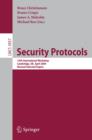 Security Protocols : 12th International Workshop, Cambridge, UK, April 26-28, 2004. Revised Selected Papers - eBook