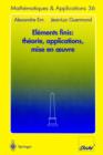 Elements finis: theorie, applications, mise en oeuvre - Book