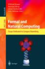 Formal and Natural Computing : Essays Dedicated to Grzegorz Rozenberg - Book