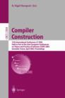 Compiler Construction : 11th International Conference, CC 2002, Held as Part of the Joint European Conferences on Theory and Practice of Software, ETAPS 2002, Grenoble, France, April 8-12, 2002, Proce - Book