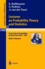 Lectures on Probability Theory and Statistics : Ecole d'Ete de Probabilites de Saint-Flour XXIX - 1999 - Book