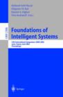Foundations of Intelligent Systems : 13th International Symposium, ISMIS 2002, Lyon, France, June 27-29, 2002. Proceedings - Book