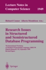 Research Issues in Structured and Semistructured Database Programming : 7th International Workshop on Database Programming Languages, DBPL'99 Kinloch Rannoch, UK, September 1-3, 1999 Revised Papers - eBook