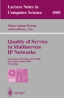 Quality of Service in Multiservice IP Networks : International Workshop, QoS-IP 2001, Rome, Italy, January 24-26, 2001 Proceedings - eBook