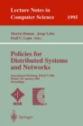 Policies for Distributed Systems and Networks : International Workshop, POLICY 2001 Bristol, UK, January 29-31, 2001 Proceedings - eBook