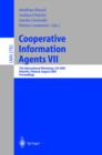 Cooperative Information Agents VII : 7th International Workshop, CIA 2003, Helsinki, Finland, August 27-29, 2003, Proceedings - eBook