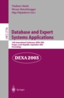 Database and Expert Systems Applications : 14th International Conference, DEXA 2003, Prague, Czech Republic, September 1-5, 2003, Proceedings - eBook