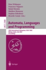 Automata, Languages and Programming : 29th International Colloquium, ICALP 2002, Malaga, Spain, July 8-13, 2002. Proceedings - eBook
