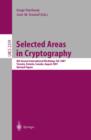 Selected Areas in Cryptography : 8th Annual International Workshop, SAC 2001 Toronto, Ontario, Canada, August 16-17, 2001. Revised Papers - eBook