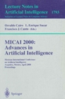 MICAI 2000: Advances in Artificial Intelligence : Mexican International Conference on Artificial Intelligence Acapulco, Mexico, April 11-14, 2000 Proceedings - eBook