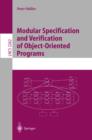 Modular Specification and Verification of Object-Oriented Programs - eBook