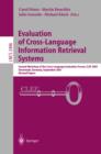Evaluation of Cross-Language Information Retrieval Systems : Second Workshop of the Cross-Language Evaluation Forum, CLEF 2001, Darmstadt, Germany, September 3-4, 2001. Revised Papers - eBook