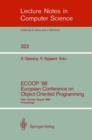 ECOOP '88 European Conference on Object-Oriented Programming : Oslo, Norway, August 15-17, 1988. Proceedings - eBook