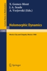 Holomorphic Dynamics : Proceedings of the Second International Colloquium on Dynamical Systems, held in Mexico, July 1986 - eBook