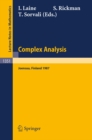 Complex Analysis Joensuu 1987 : Proceedings of the XIIIth Rolf Nevanlinna-Colloquium, Held in Joensuu, Finland, Aug. 10-13, 1987 - eBook