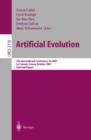 Artificial Evolution : 5th International Conference, Evolution Artificielle, EA 2001, Le Creusot, France, October 29-31, 2001. Selected Papers - eBook