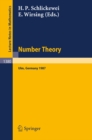 Number Theory : Proceedings of the Journees Arithmetiques held in Ulm, FRG, September 14-18, 1987 - eBook
