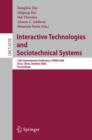 Interactive Technologies and Sociotechnical Systems : 12th International Conference, VSMM 2006, Xi'an, China, October 18-20, 2006, Proceedings - Book
