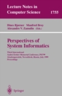 Perspectives of System Informatics : Third International Andrei Ershov Memorial Conference, PSI'99, Akademgorodok, Novosibirsk, Russia, July 6-9, 1999 Proceedings - eBook