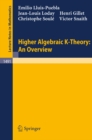 Higher Algebraic K-Theory: An Overview - eBook