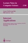 Internet Applications : 5th International Computer Science Conference, ICSC'99, Hong Kong, China, December 13-15, 1999 Proceedings - eBook