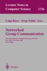 Networked Group Communication : First International COST264 Workshop, NGC'99, Pisa, Italy, November 17-20, 1999 Proceedings - eBook
