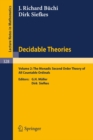 Decidable Theories : Vol. 2: The Monadic Second Order Theory of All Countable Ordinals - eBook
