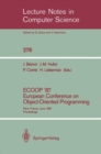 ECOOP '87. European Conference on Object-Oriented Programming : Paris, France, June 15-17, 1987. Proceedings - eBook