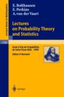 Lectures on Probability Theory and Statistics : Ecole d'Ete de Probabilites de Saint-Flour XXIX - 1999 - eBook