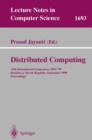 Distributed Computing : 13th International Symposium, DISC'99, Bratislava, Slovak Republic, September 27-29, 1999, Proceedings - eBook