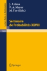 Seminaire de Probabilites XXVIII - eBook