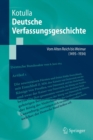 Deutsche Verfassungsgeschichte : Vom Alten Reich bis Weimar (1495 bis 1934) - Book