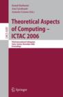 Theoretical Aspects of Computing - ICTAC 2006 : Third International Colloquium, Tunis, Tunisia, November 20-24, 2006 Proceedings - Book