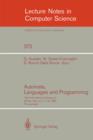 Automata, Languages and Programming : 16th International Colloquium, Stresa, Italy, July 11-15, 1989. Proceedings - Book