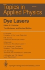 Dye Lasers - Book