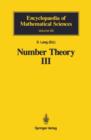 Number Theory III : Diophantine Geometry - Book