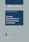 Formal Description of Programming Concepts - Book