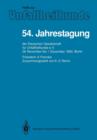 54 Jahrestagung : Papers and Abstracts - Book