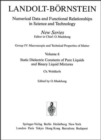 Static Dielectric Constants of Pure Liquids and Binary Liquid Mixtures / Statische Dielektrizitatskonstanten reiner Flussigkeiten und binarer flussiger Mischungen - Book